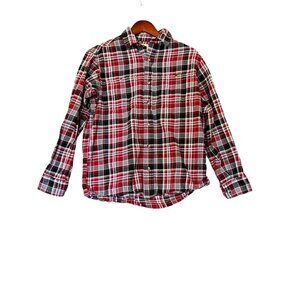 Red Head Flannel Button Down Red Shirt Men's Authentic Size M